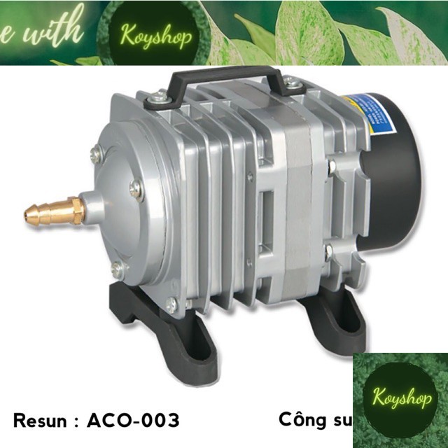 Máy Sủi Oxy Hồ Cá Cảnh Resun Aco-003 (35W - 65Lít/Phút)