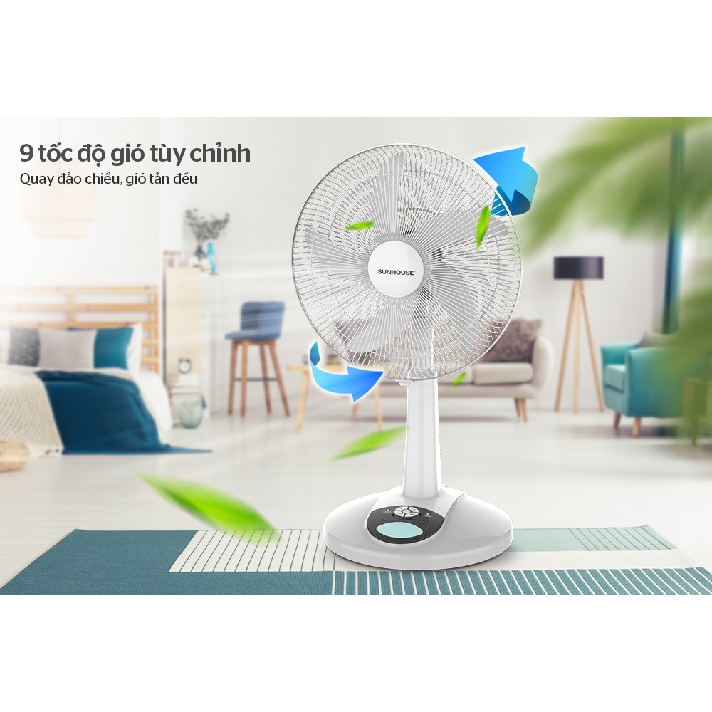 Quạt sạc SUNHOUSE SHD7228