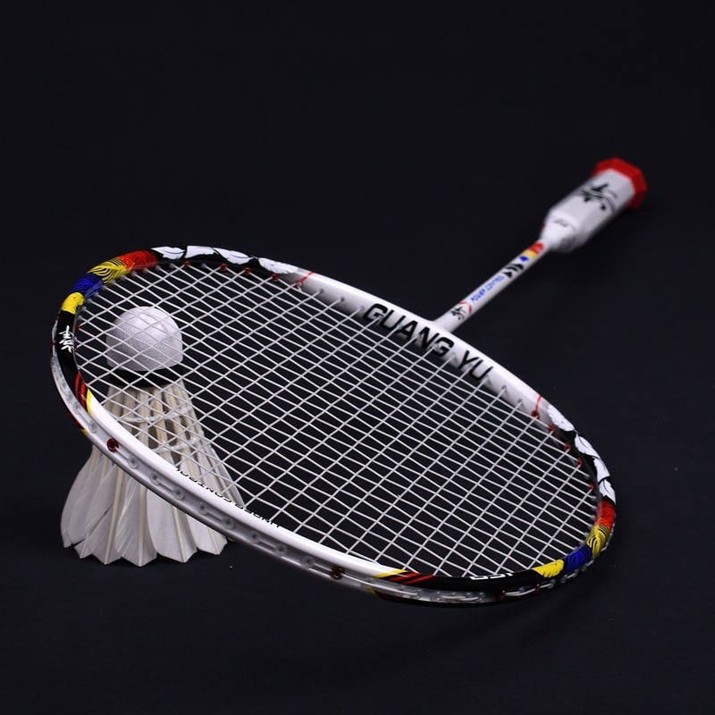 Ultra Light 8U 62G Carbon Fiber Badminton Rackets Professional Offensive Type Racket With Sts Bags G5 Padel Sports