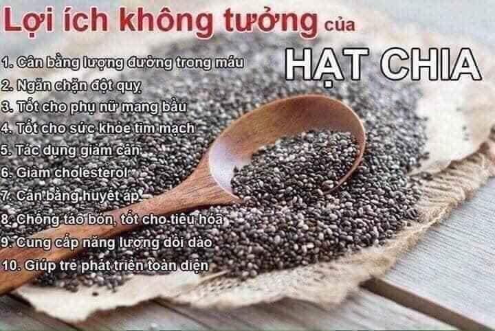 HẠT CHIA GIẢM CÂN