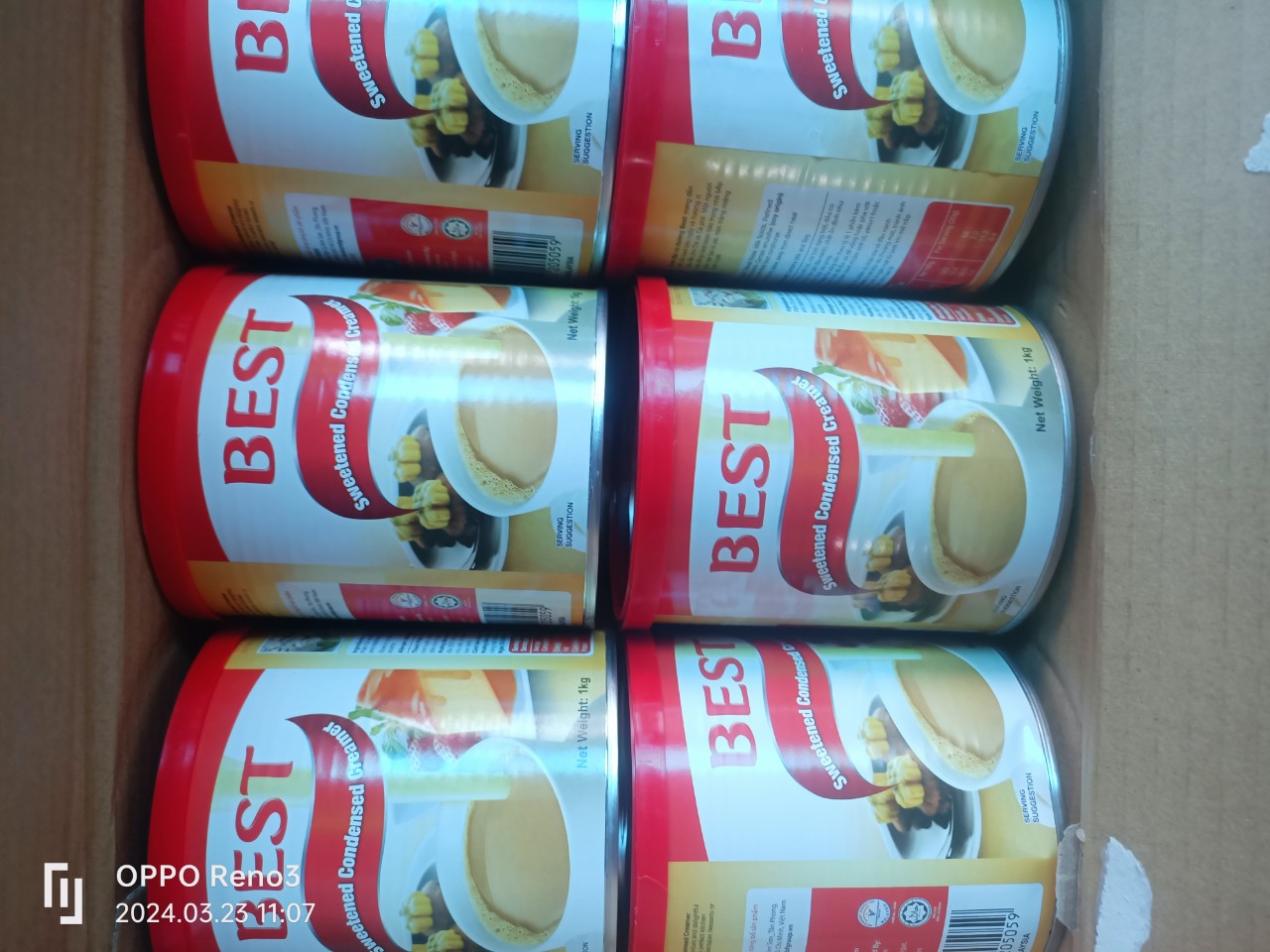 Sữa đặc có đường BEST