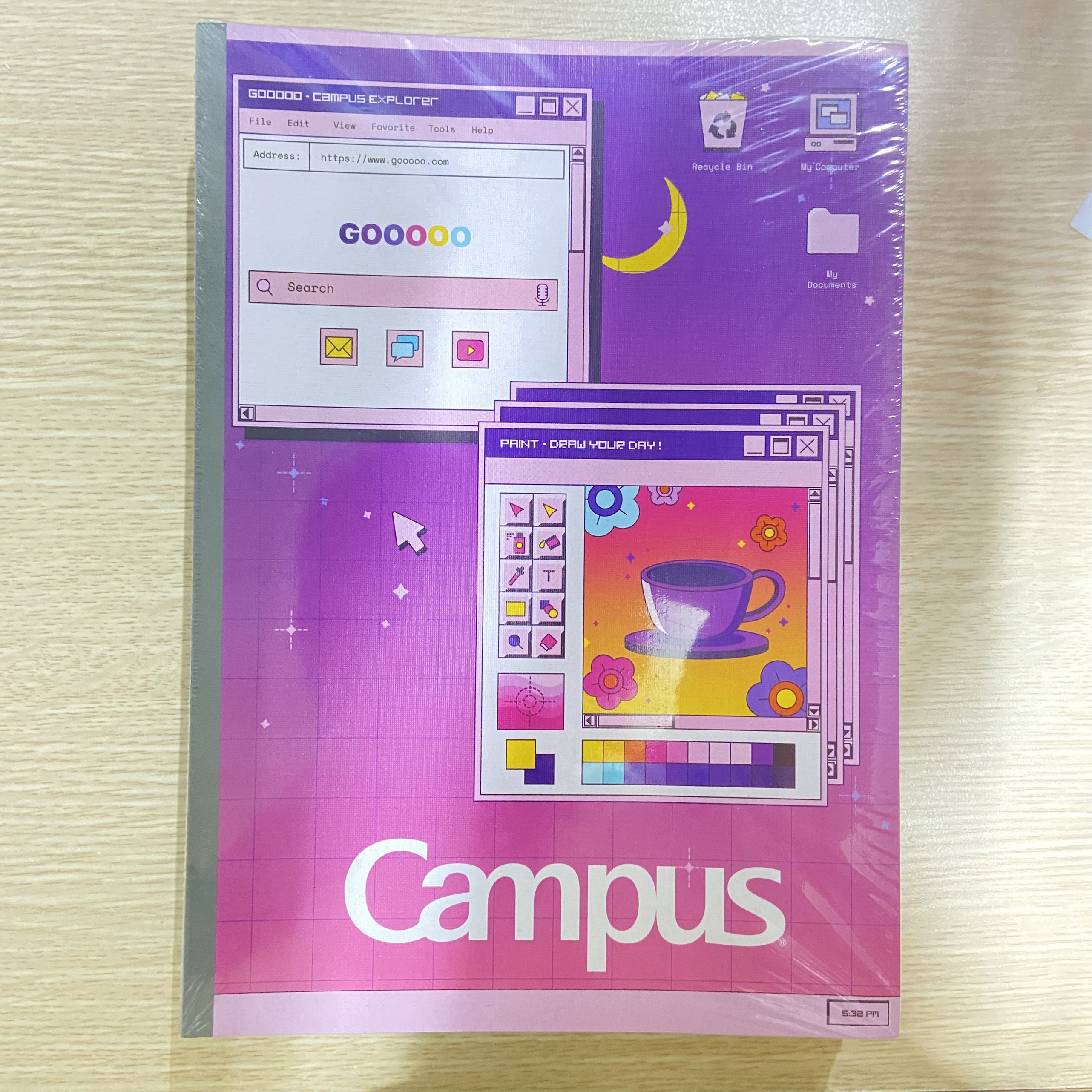 [MẪU MỚI 2022] Vở Campus PC OLD 80 trang kẻ ngang có chấm