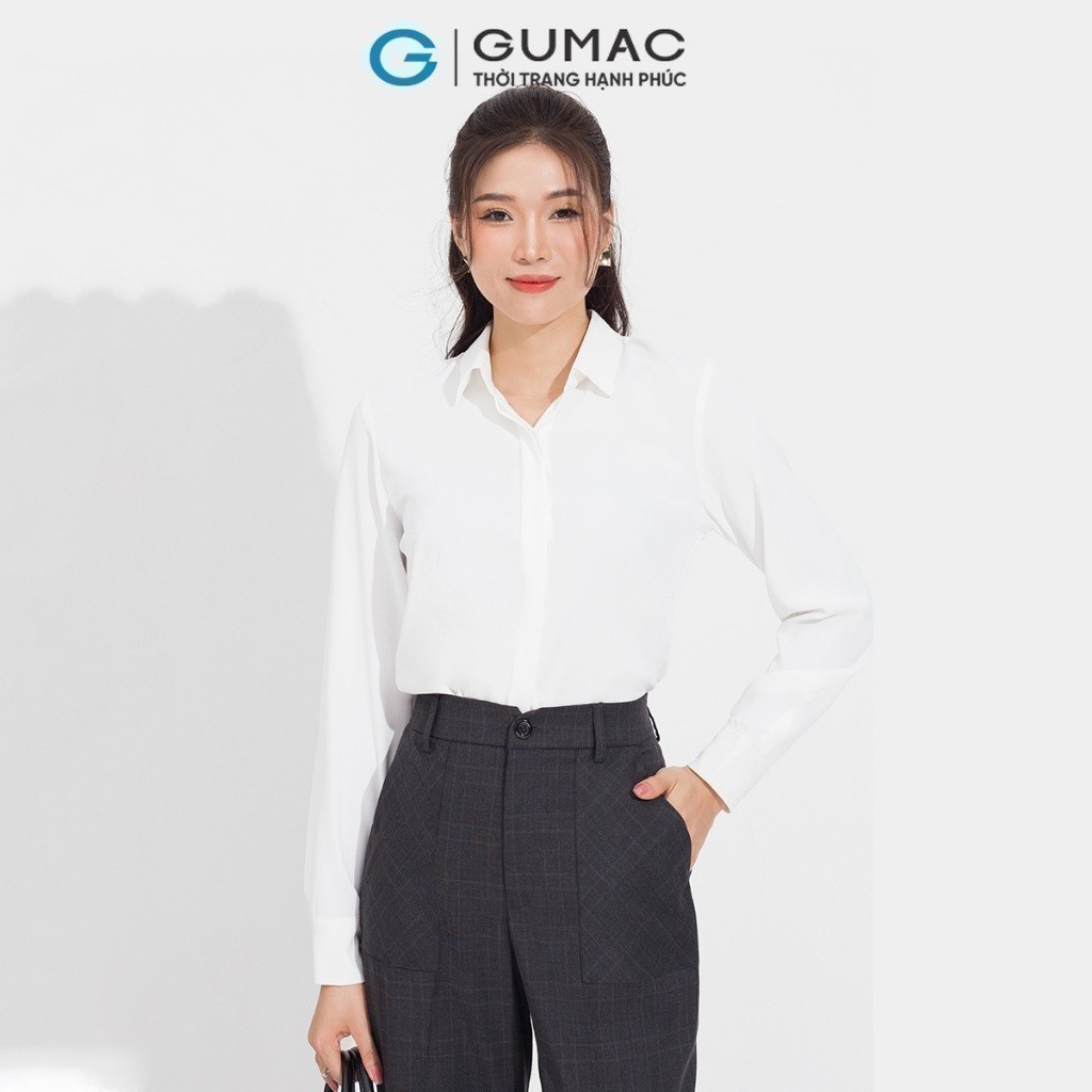 [15 - 17.6 |Voucher 8-15%] Quần suông túi đắp GUMAC QD05019