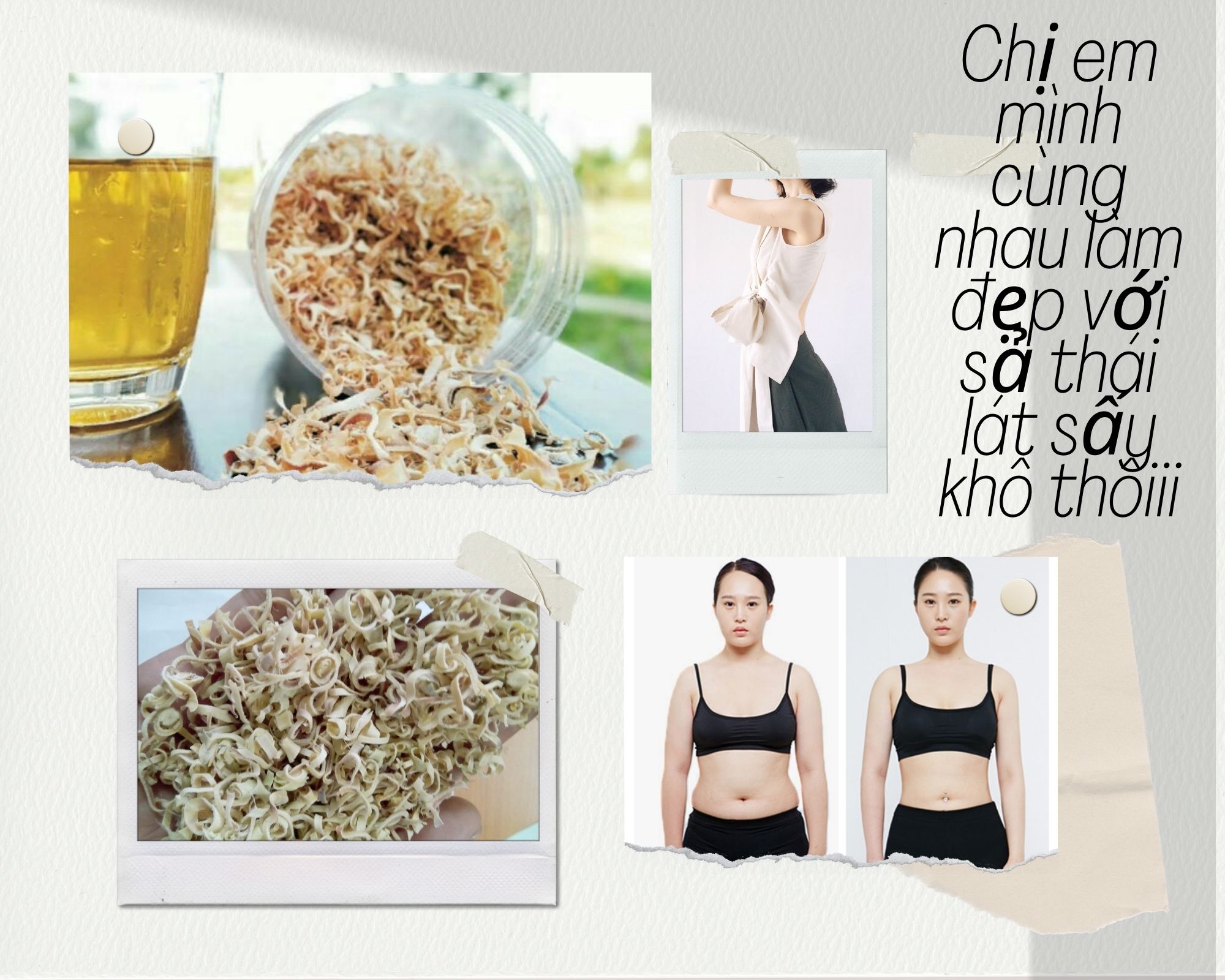 Sả thái lát sấy khô 100g