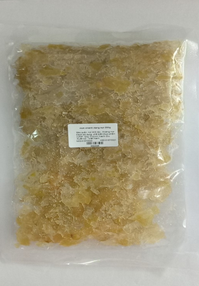 Mứt chanh vàng dạng sợi 200g THP
