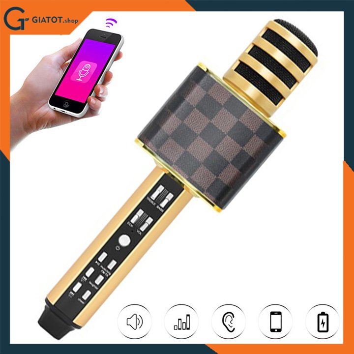 Micro kèm loa bluetooth SDRD magic karaoke SD-18