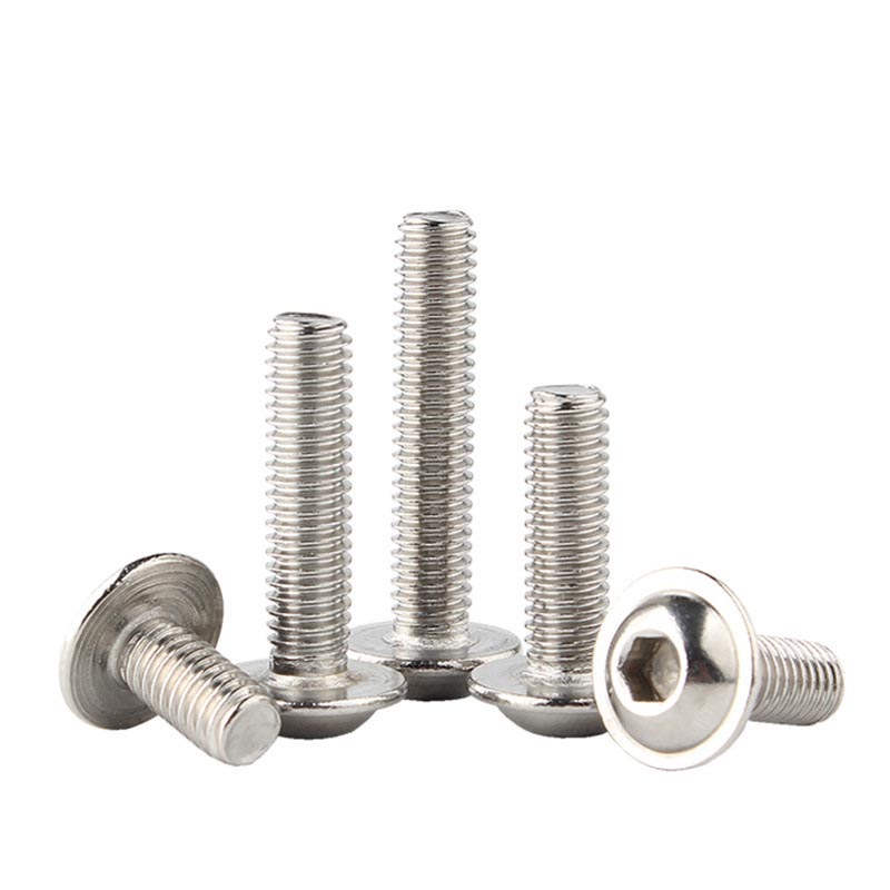 5/10/50Pcs M3 M4 M5 M6 Stainless Steel Hex Socket Button Head Screws with Loop Bolts