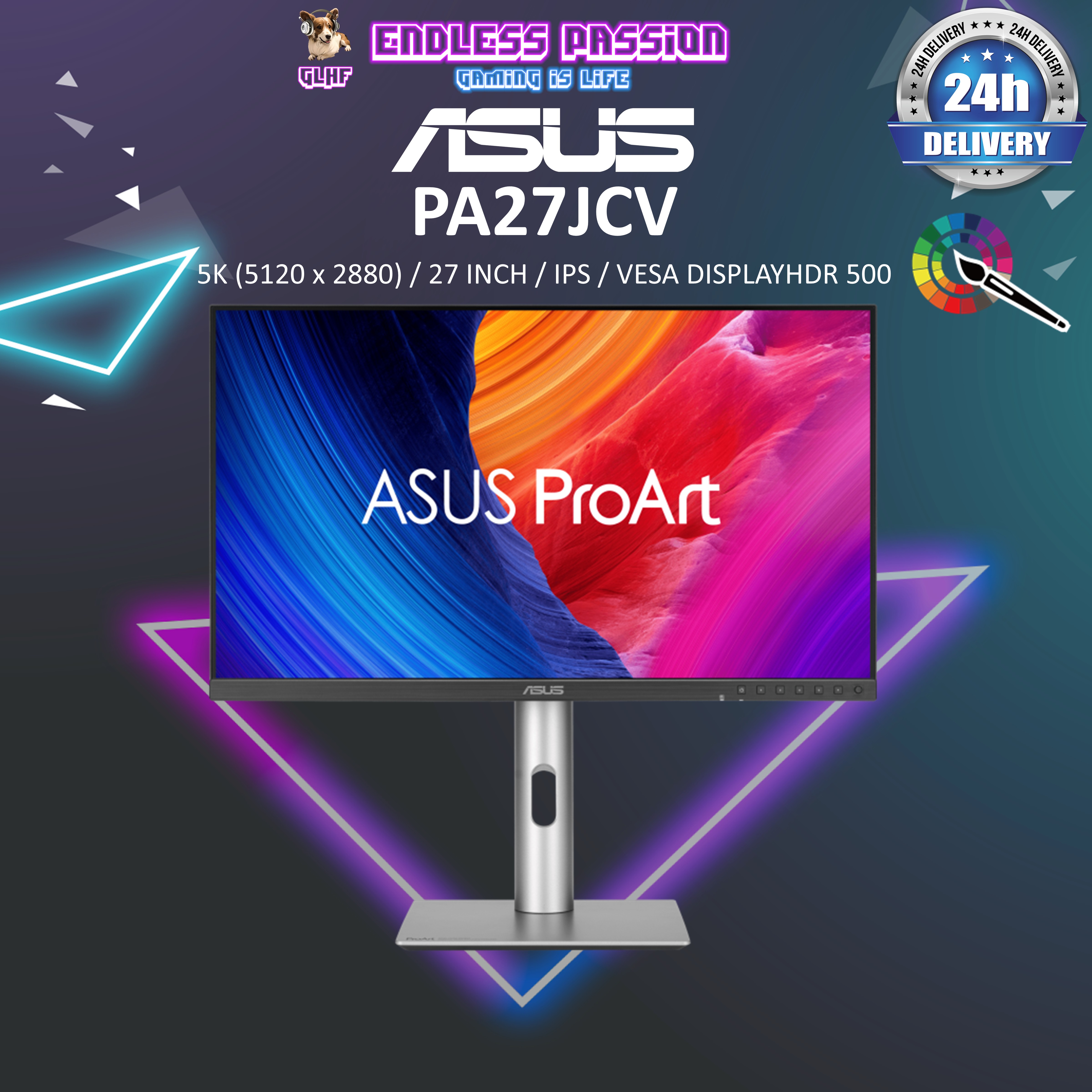 ASUS ProArt Display 5K PA27JCV Professional Monitor | Lazada Singapore