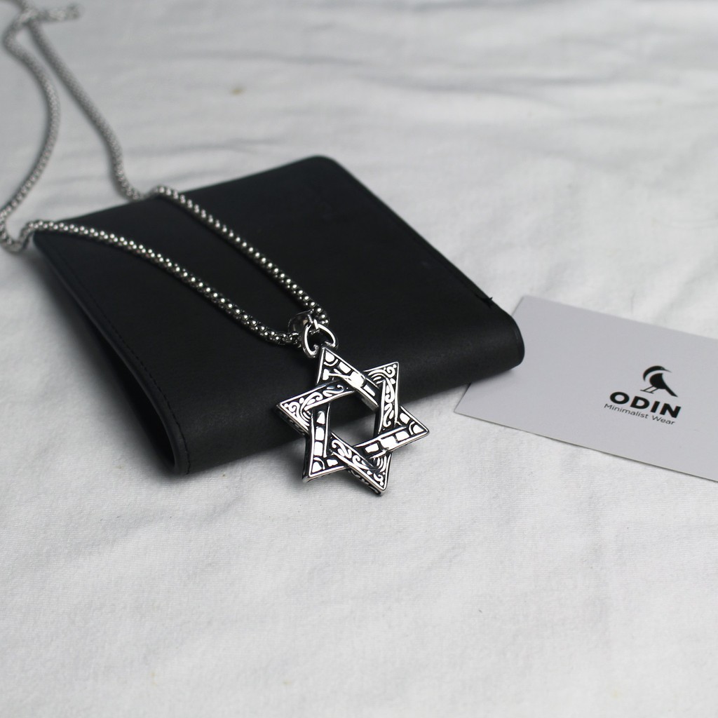 [TẶNG KÈM NHẪN] Dây chuyền sao David - David Star Necklace - ODIN