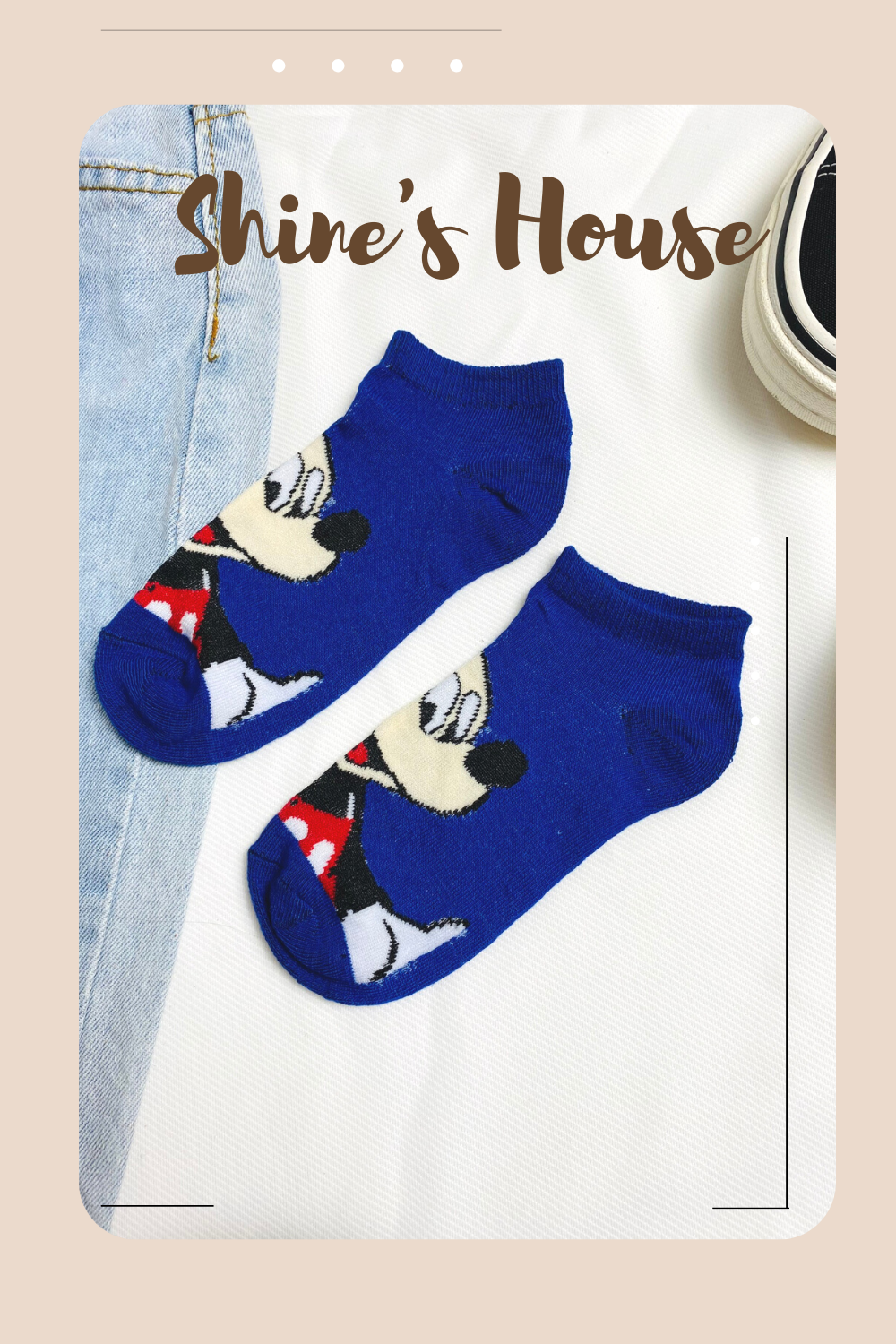 Vớ hình Disney dễ thương nhiều màu ( V001 )