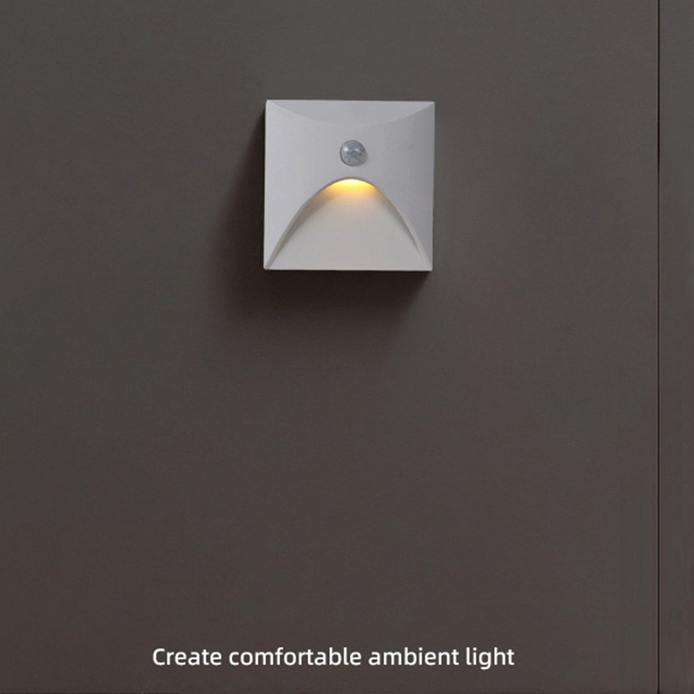 FocusAi LED Stair Light with Motion Sensor Cold White 6000K Warm Light 3000k Recessed Wall Light for Step Lighting AC85-265V