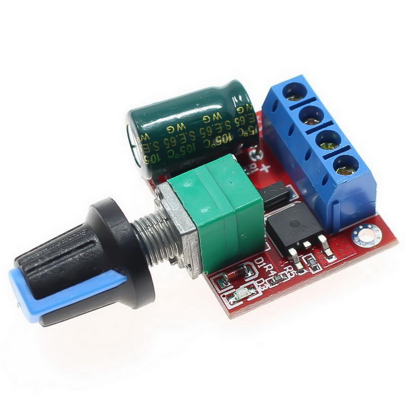 Dc 5V-35V 0-5A 90W Tốc độ động cơ PWM một chiều điều khiển mô-đun điều khiển tốc độ có thể điều chỉnh điều khiển thống đốc Hội Đồng Quản trị chuyển đổi 12V 24V