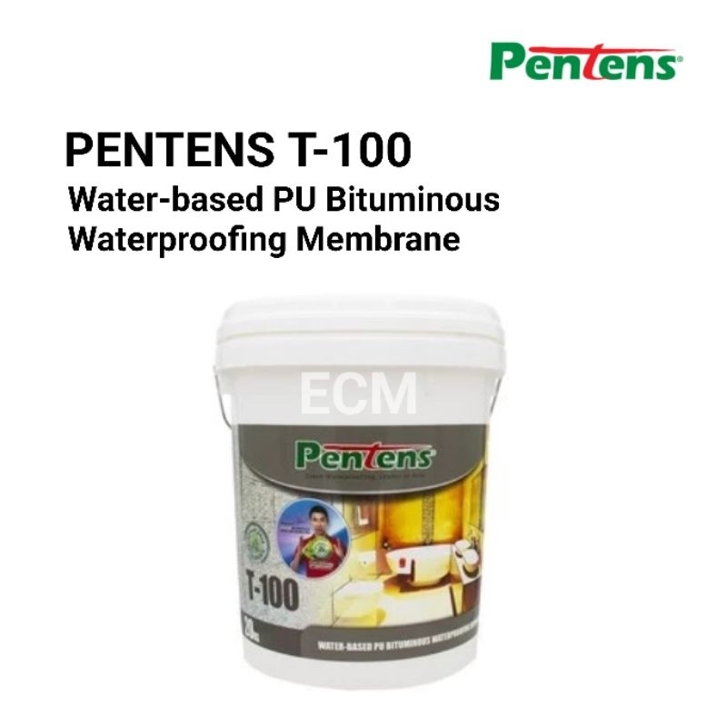 PENTENS T-100 (20KG) Water-Based PU Bituminous Waterproofing Membrane ...