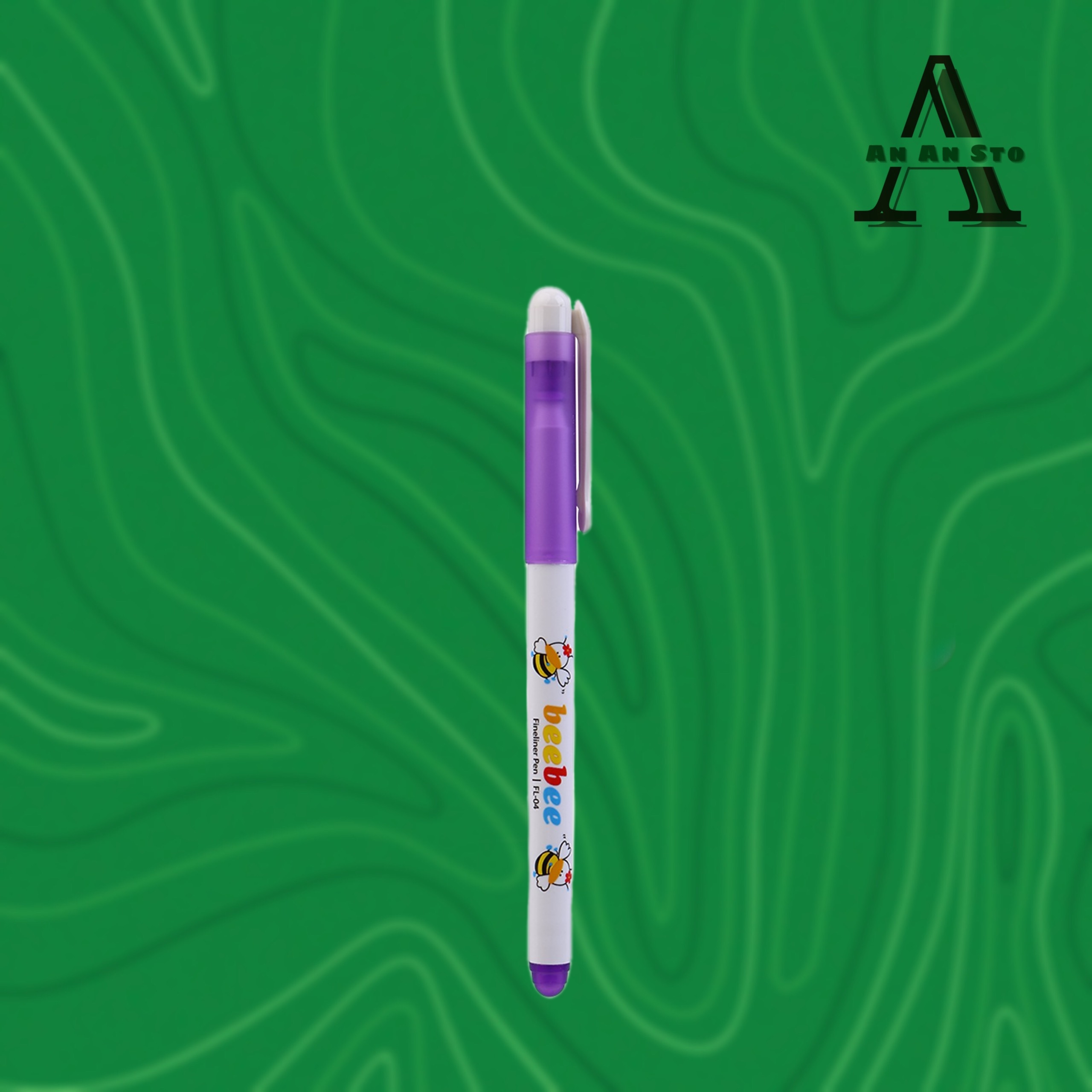 BÚT LÔNG KIM THIÊN LONG FL-04 BEE BEE - MỰC TÍM