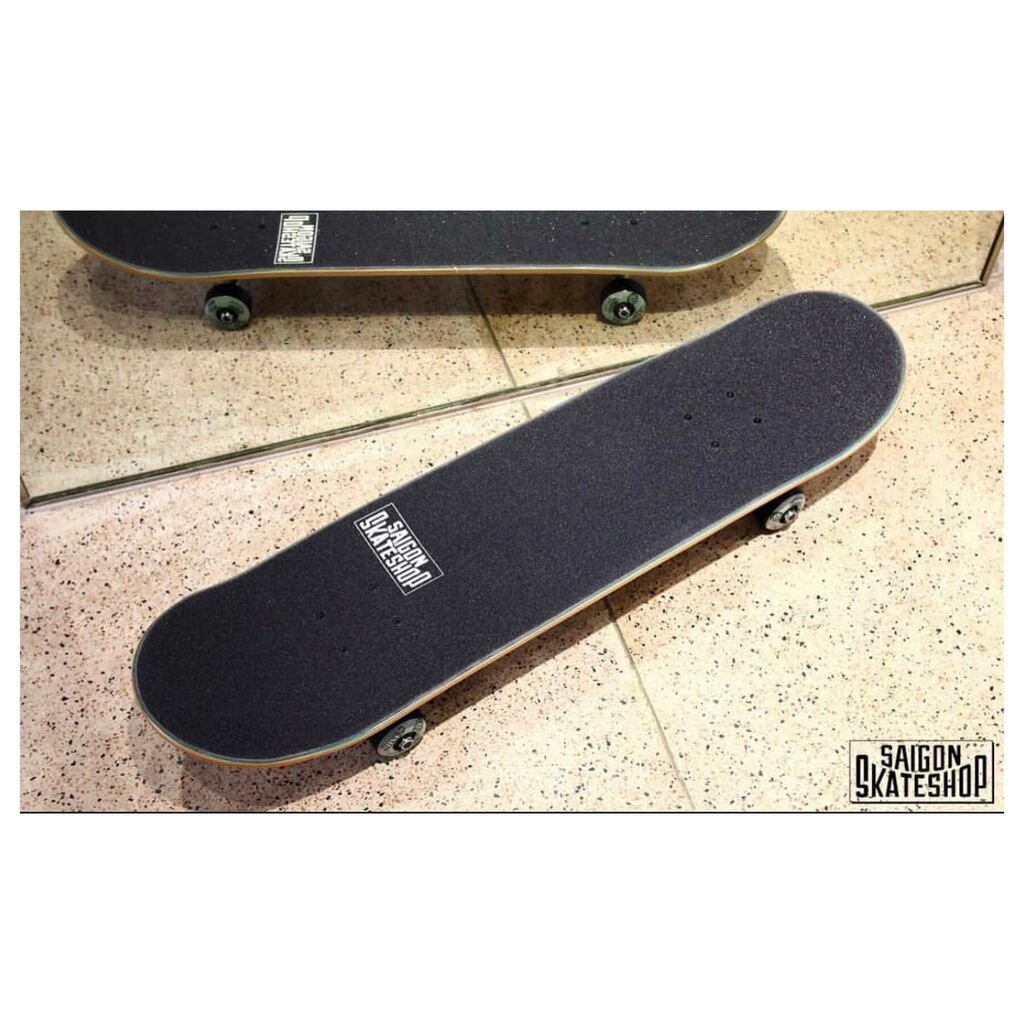 Mặt Nhám SAIGON SKATESHOP WHITE LOGO GRIPTAPE