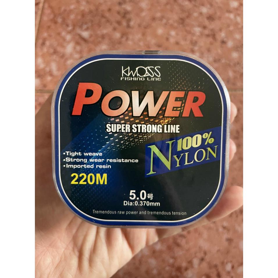 Cước câu cá 3D Եàng hình 220m 3D dây câu cá Nylon Super power