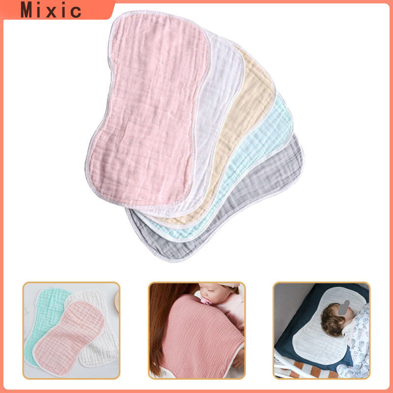 Mixic 5pcs Baby cotton Burp Cloth