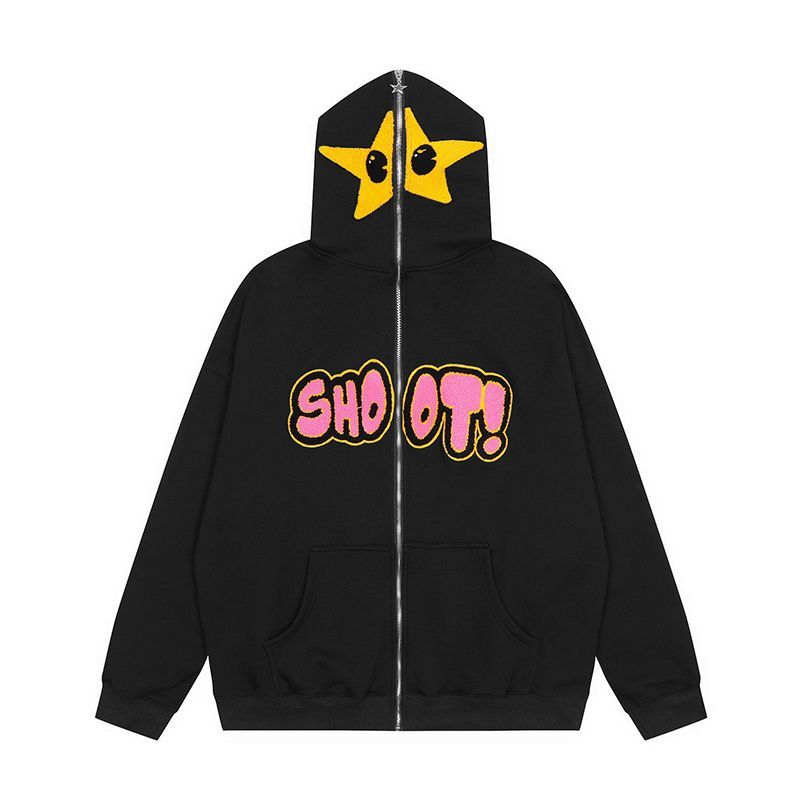 Salome áo hoodie zip basic hoodie áo hoodie áo khoác hoodie nữ thời trang thường ngày hàn quốc 2023 new a28j1c9