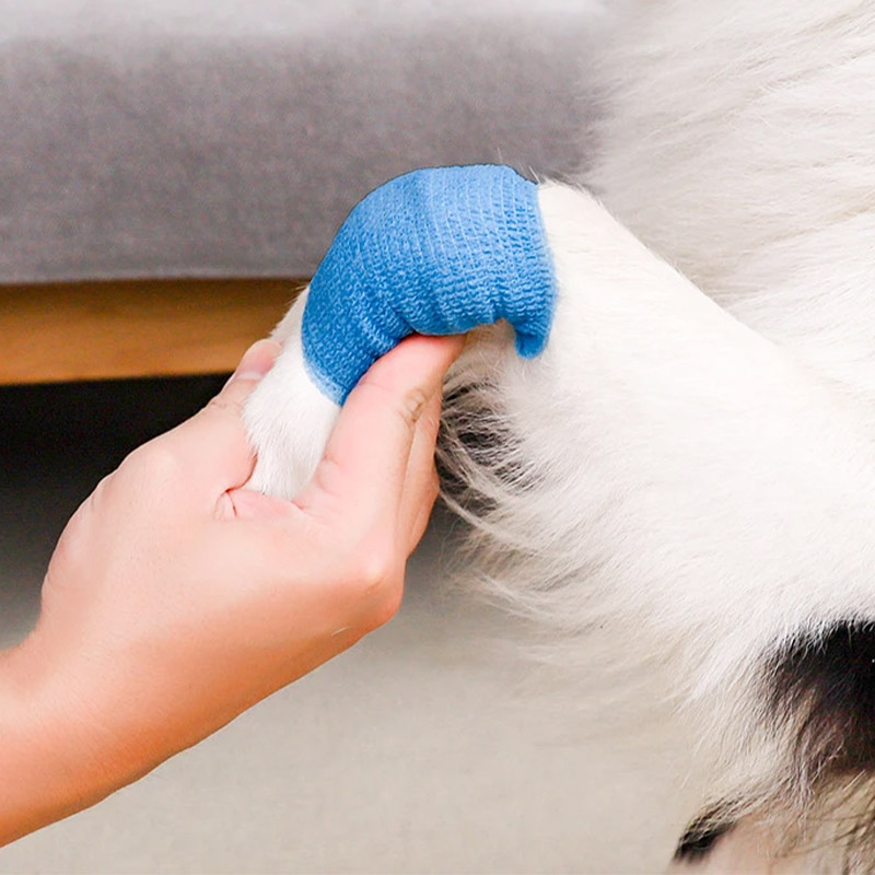 Self-adhesive elastic bandage Disposable dog strap Elastic pet anti-dirt strap