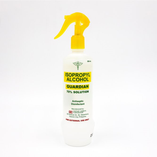 Guardian Isopropyl Alcohol 70 Solution 500ml 1 Gallon 500ml Spray 1000ml Pump With 6098