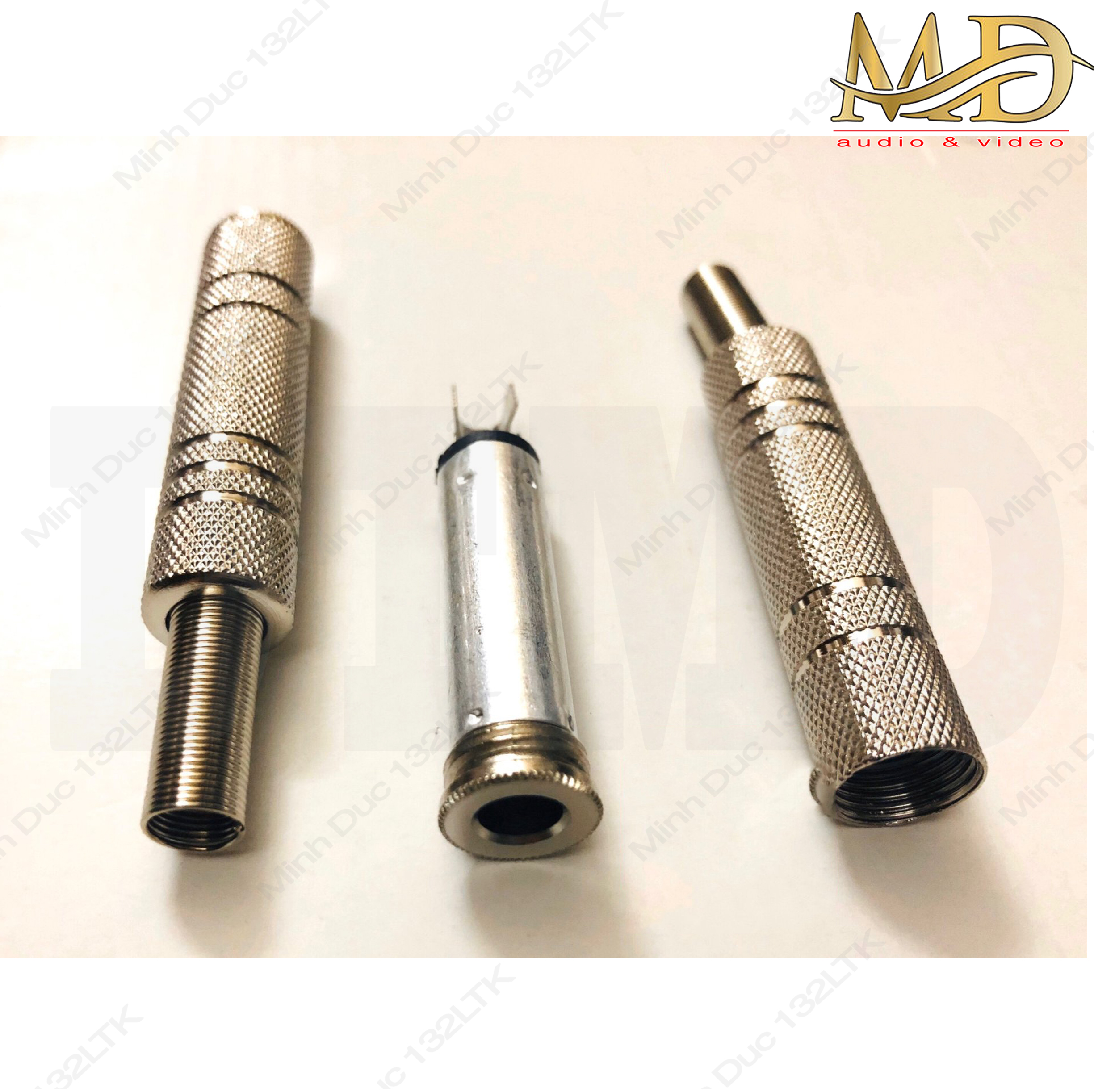 Jack 6.5mm female - đầu giắc 6.5 ly cái hàn dây liton