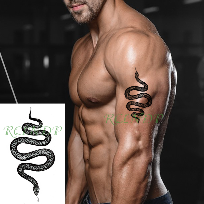 Waterproof%20Temporary%20Tattoo%20Sticker%20creative%20black%20snake%20Flash%20Tatto%20Fake%20Tatoo%20For%20Women%20Men%20-%20Image%203