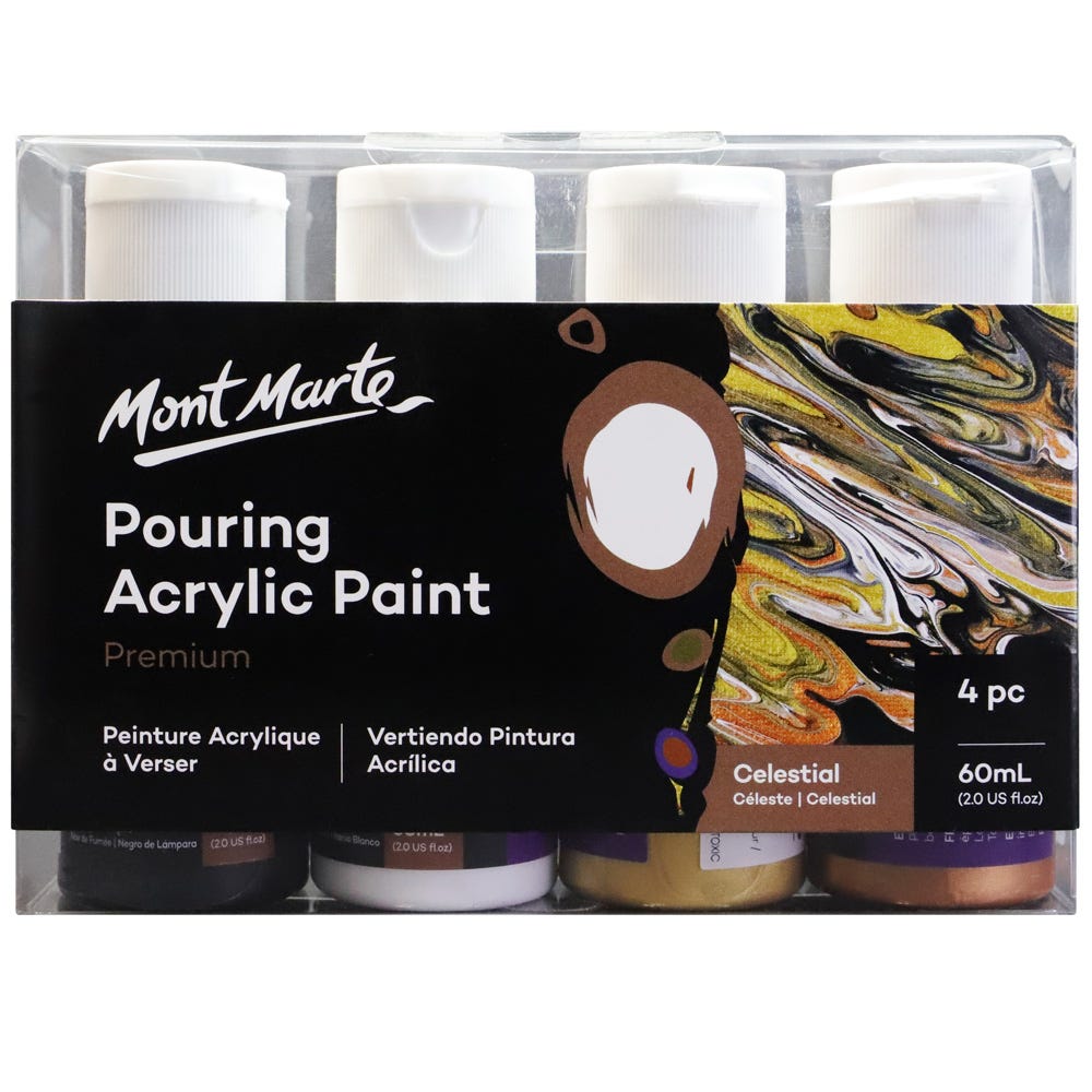 Mont Marte Pouring Acrylic 60ml-Celestial.