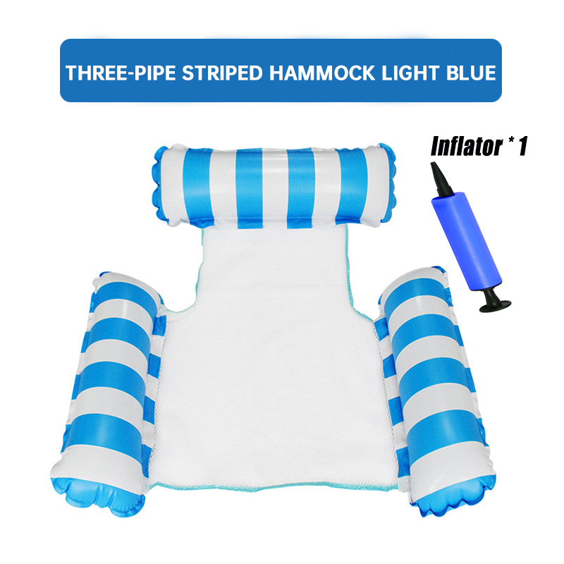 Float water Floating Hammock floater for adult Easy Inflatable Float Water Lounge Bed Swimming