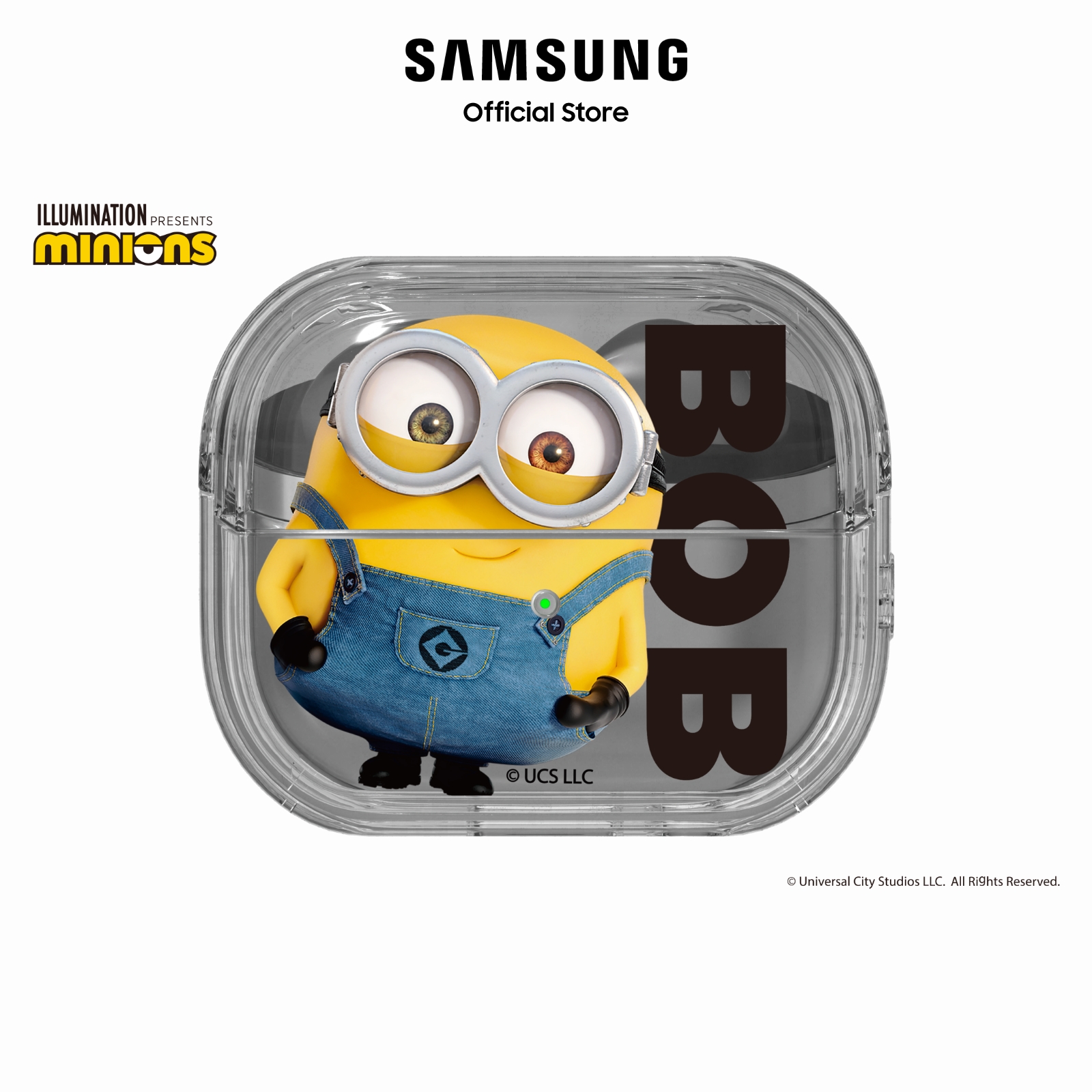 Samsung Galaxy Buds3 Pro ミニオンデザインケース Samsung Minions Bello Clear Case Case Galaxy Buds3 & Buds3 Pro