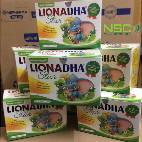 CỐM VI SINH LIONADHA STAR ( Hộp/ 24 gói)