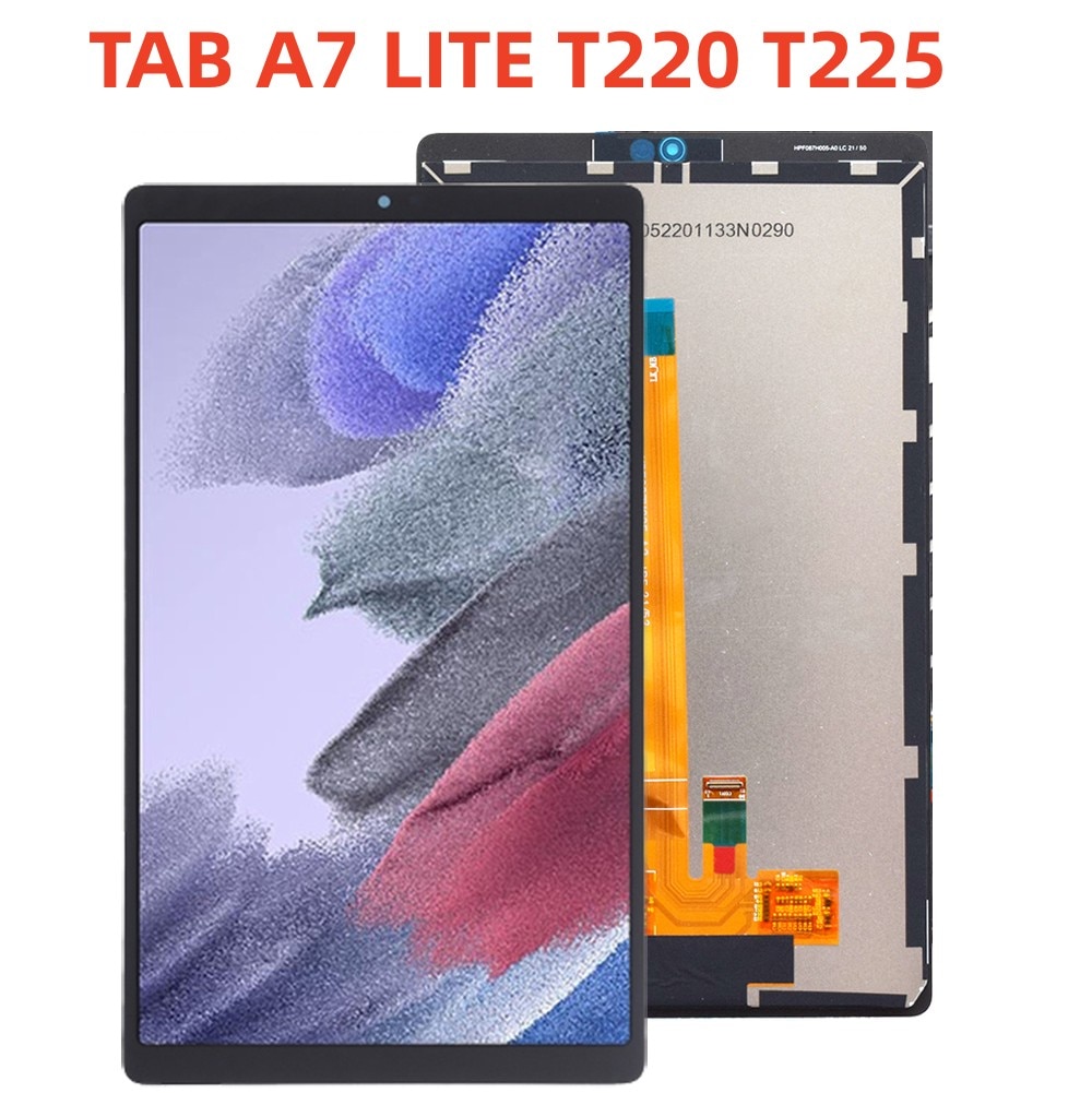 8.7'' LCD Display For Tab A7 Lite 2021 T220 LCD Touch Screen Digitizer  Panel Assembly(T220 Black) 