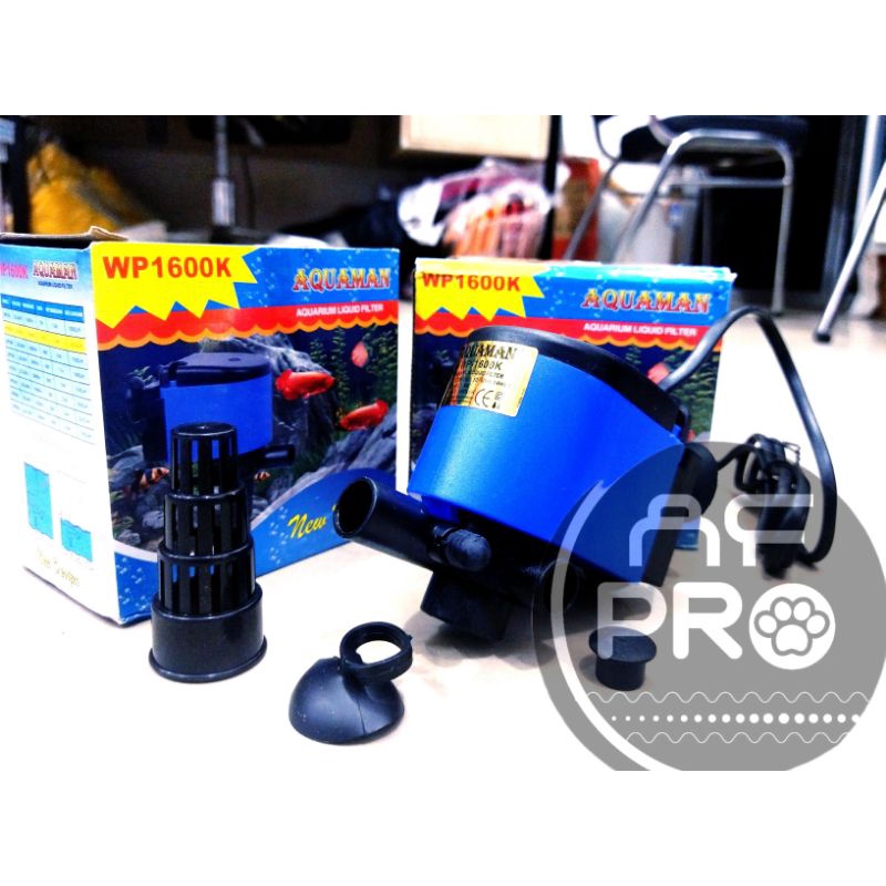 Pompa aquarium kolam hidroponik AQUAMAN WP 1600K Submersible pump