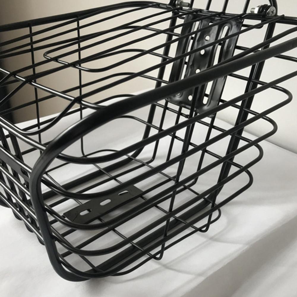 Cycling Front Basket Large-capacity Front Storage Basket with Cover Easy Installation Accessories for Bike Electric Scooter