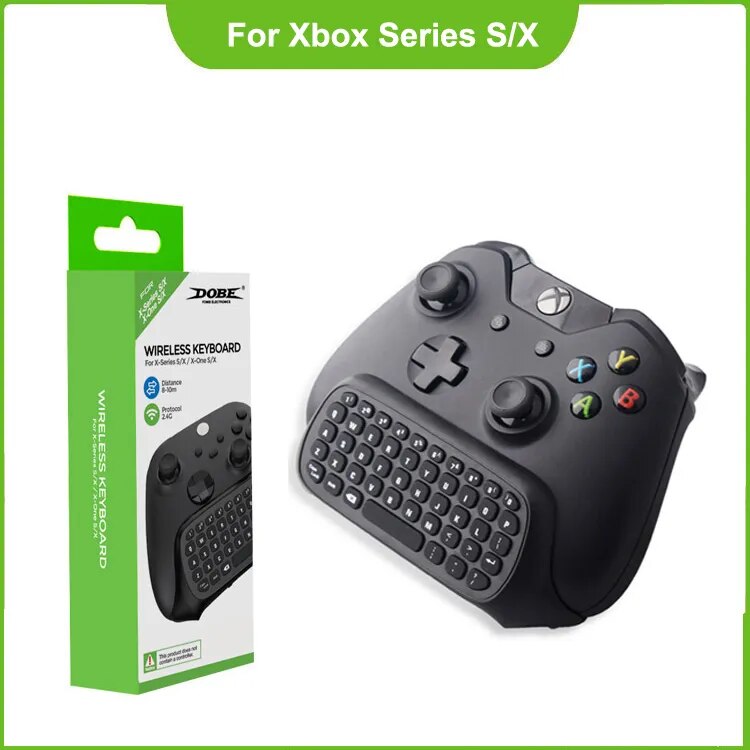 Sought-after Wireless 2.4Ghz Mini Controller Keyboard Gaming Chatpad with Audio/Headset Jack for Xbox Series X/S Controller Accessories