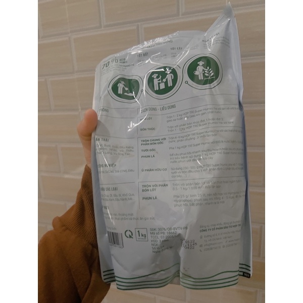 Phân Bón lá SUPER HUMIC HỢP TRÍ - 1kg