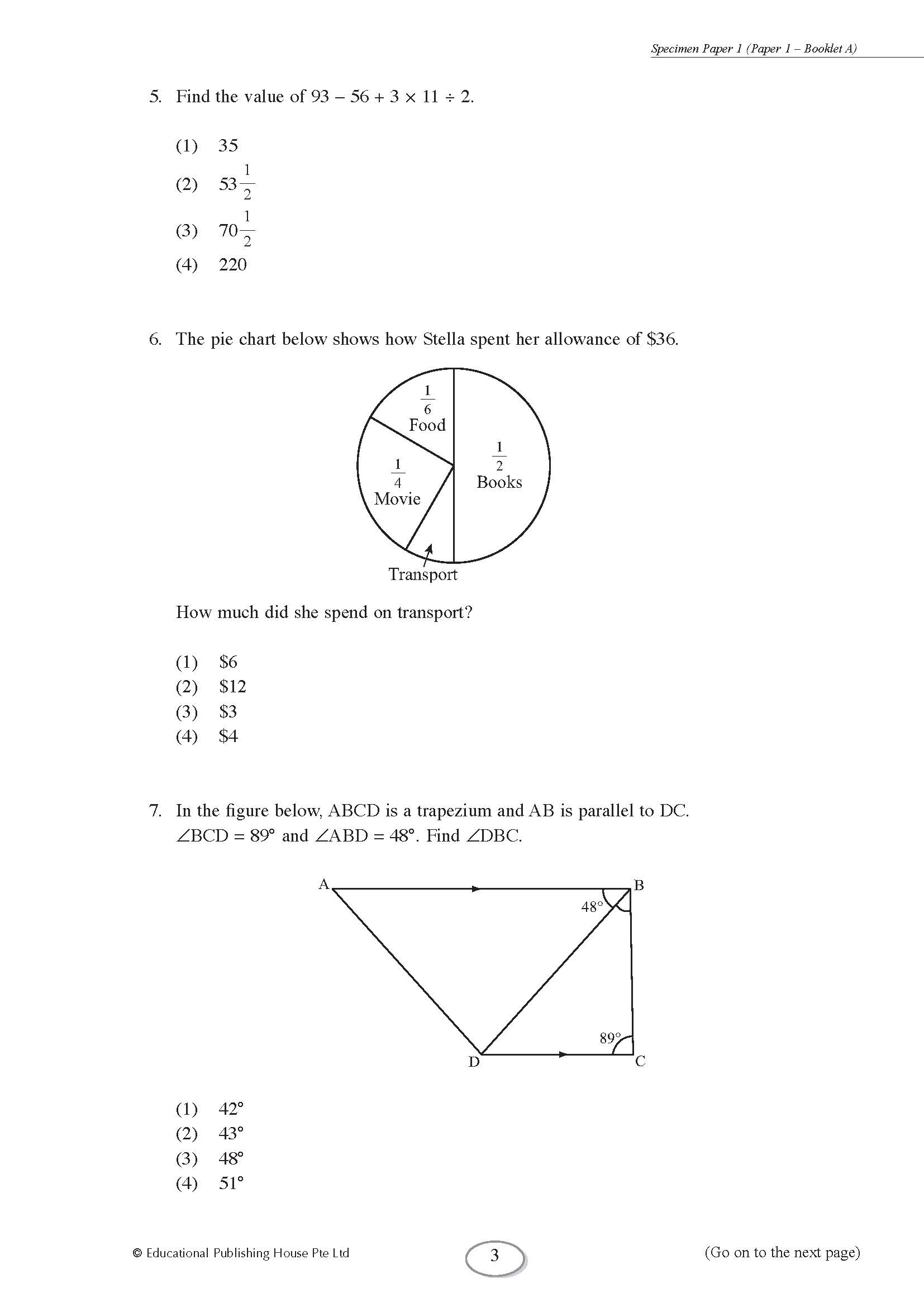 Psle Preparing For Psle Mathematics Psle Mathematics Assessment Book 9789813127715 Lazada Singapore