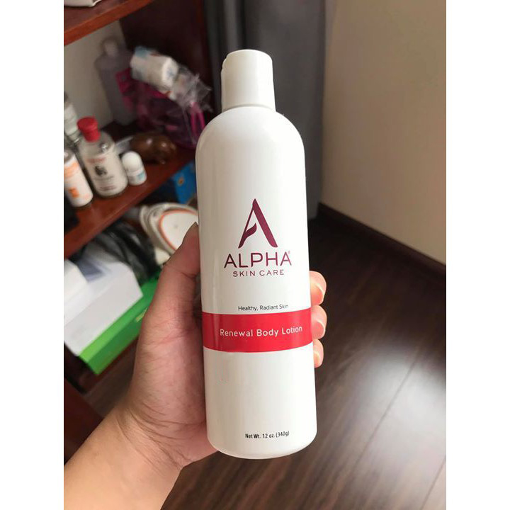 Bill Dưỡng Thể Làm Mềm Mịn Sáng Da Alpha Skincare Renewal Body Lotion AHA thumbnail
