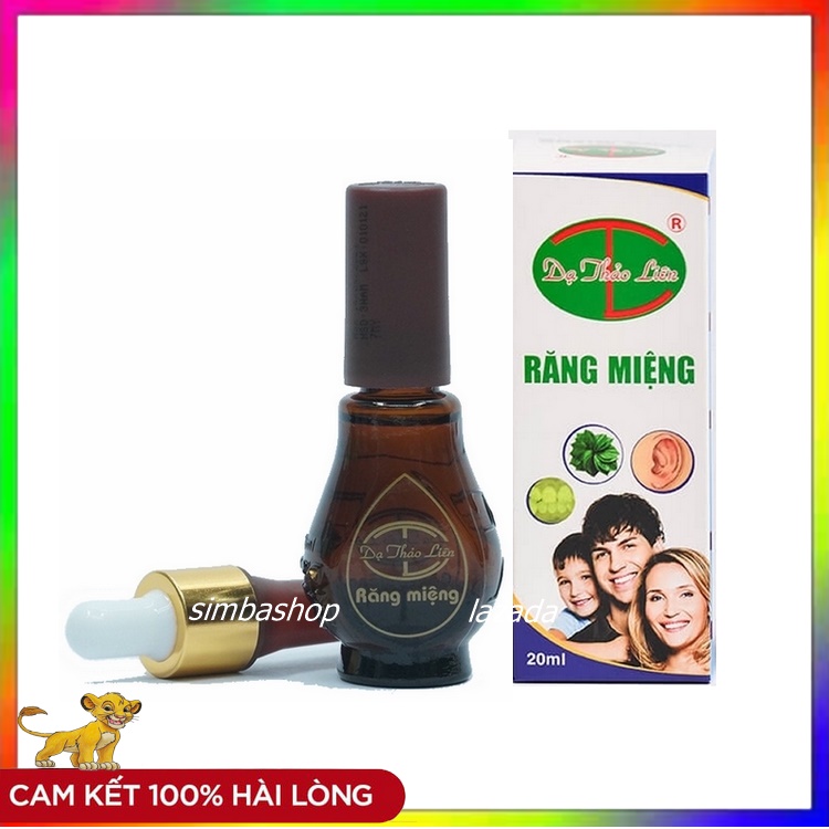tinh dầu răng miệng dạ thảo liên lọ 20ml