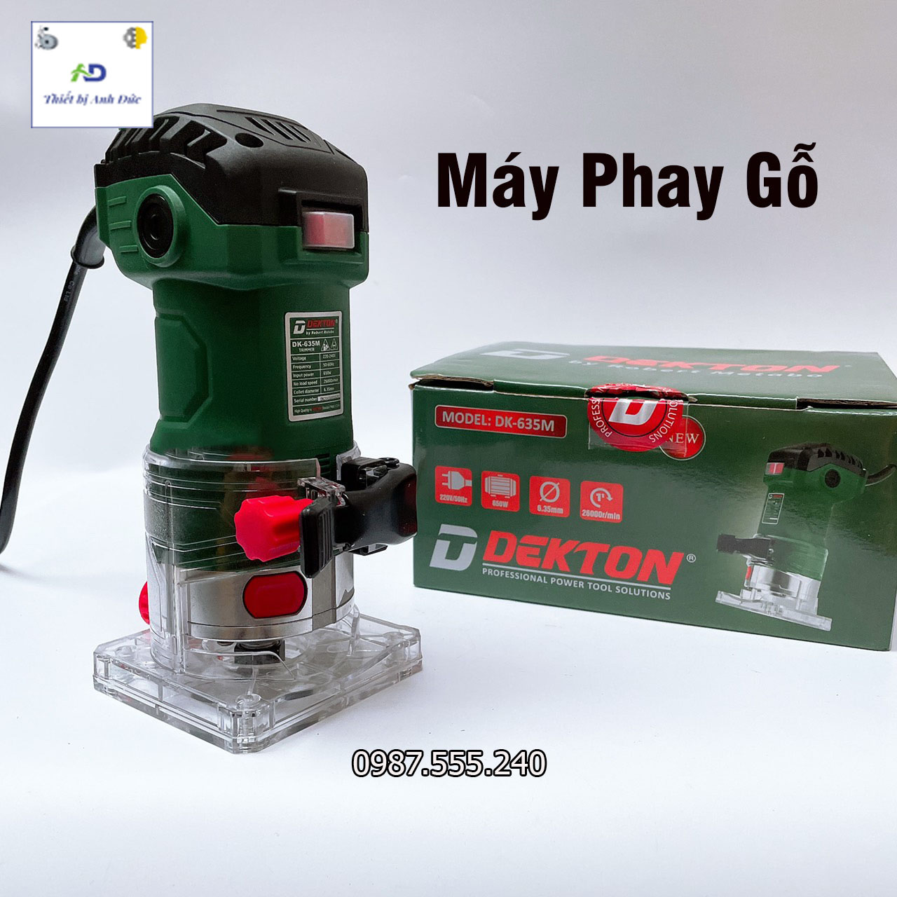 Máy Soi, bào gỗ  cầm tay DEKTON DK -635M