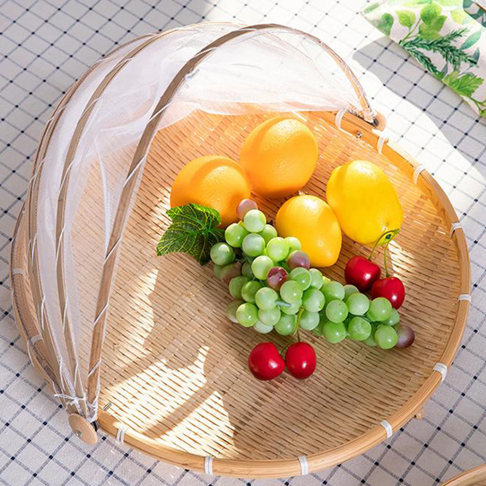 Bamboo%20Woven%20Basket%20Anti-Mosquito%20Net%20Fruit%20Vegetable%20Basket%20Dustpan%20Tent%20Basket%20Tray%20Portable%20Outdoor%20Picnic%20Mesh%20Net%20Cover%20-%20Image%205