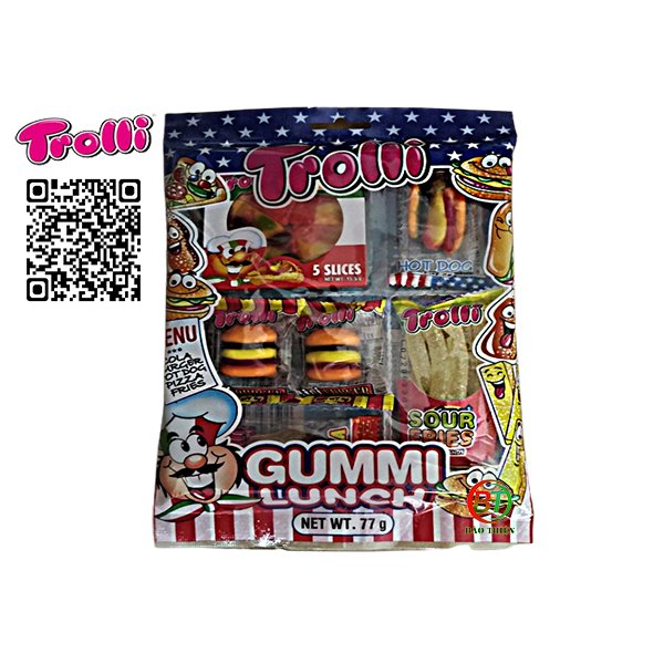 Kẹo dẻo Trolli (nhiều vị) gói 77g tới 230g
