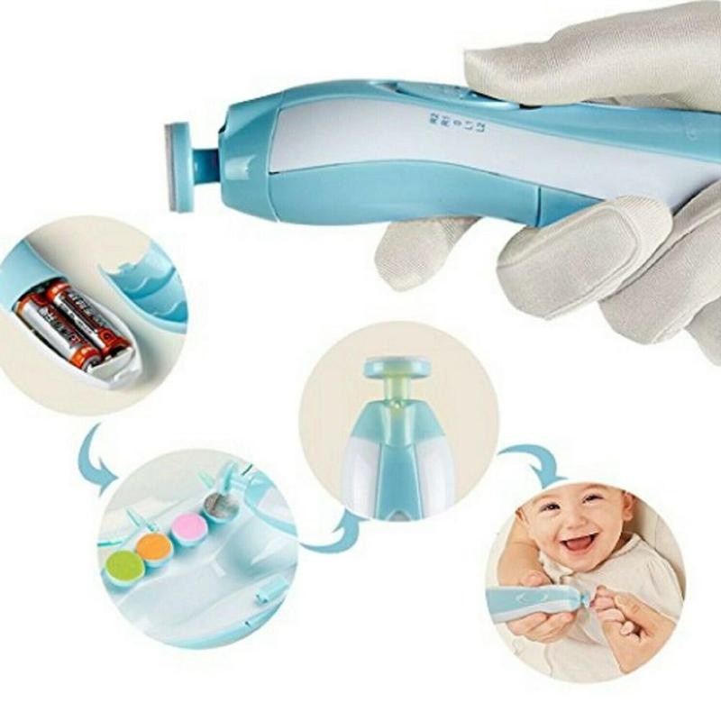 Máy cắt móng tay điện đa năng cho bé, mài dũa móng tay cho trẻ sơ sinh an toàn tiện lợi, thiết kế đầu cắt móng cho mẹ