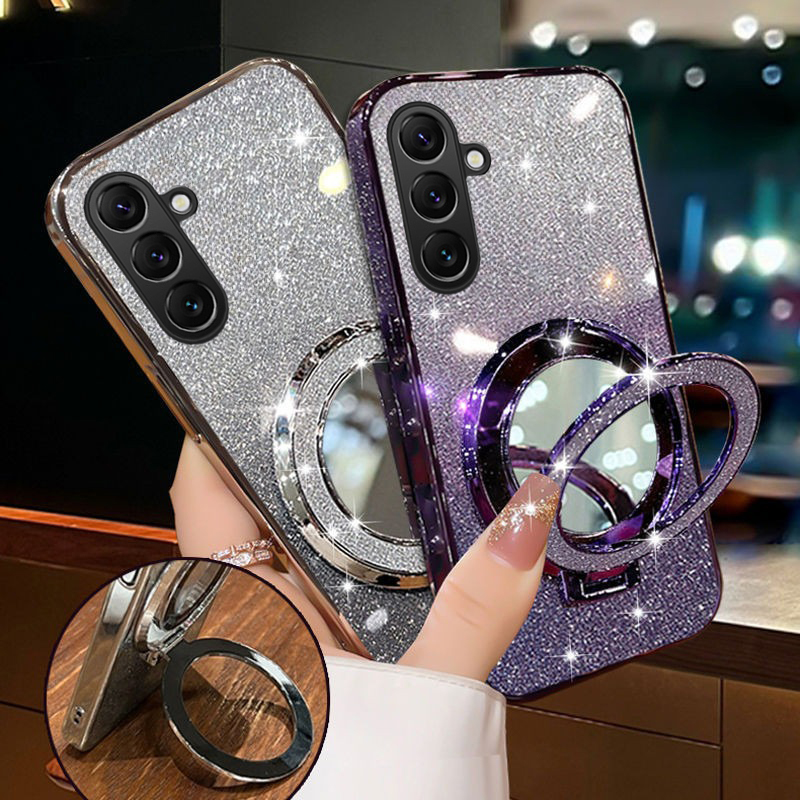 New%20Phone%20case%20Smasung%20A07%20A17%20with%20Makeup%20Mirror%20Holder%20Stand%20Luxury%20Shiny%20Gradient%20Plating%20Glitter%20Slim%20For%20Samsung%20Galaxy%20A07%20A17%20case%20-%20Image%202