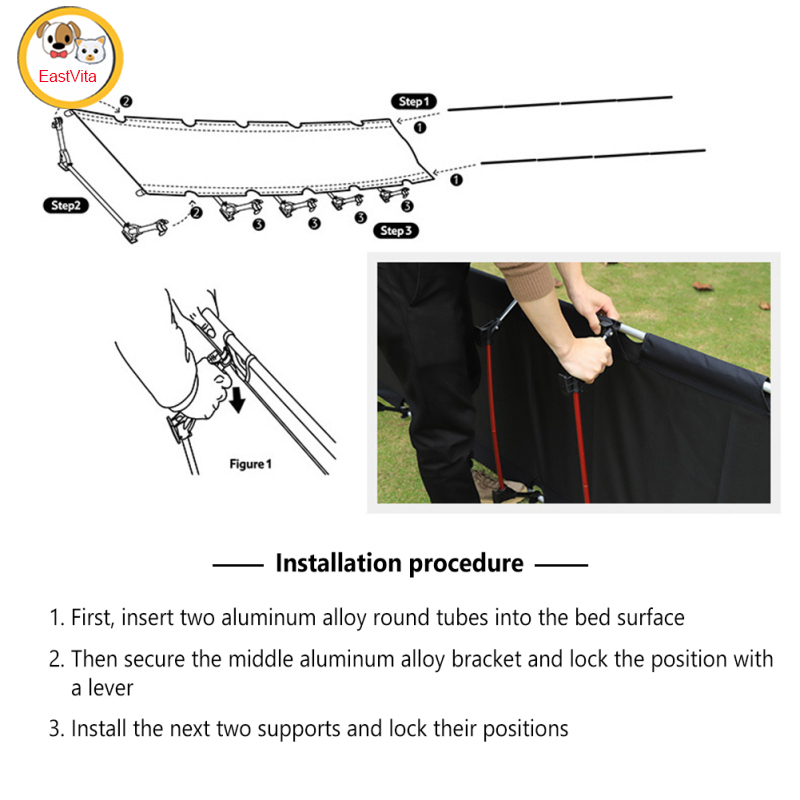 Ultralight Portable Folding Single Camping Cot 4.8lbs Lightweight Compact Camping Bed For Outdoor Travel