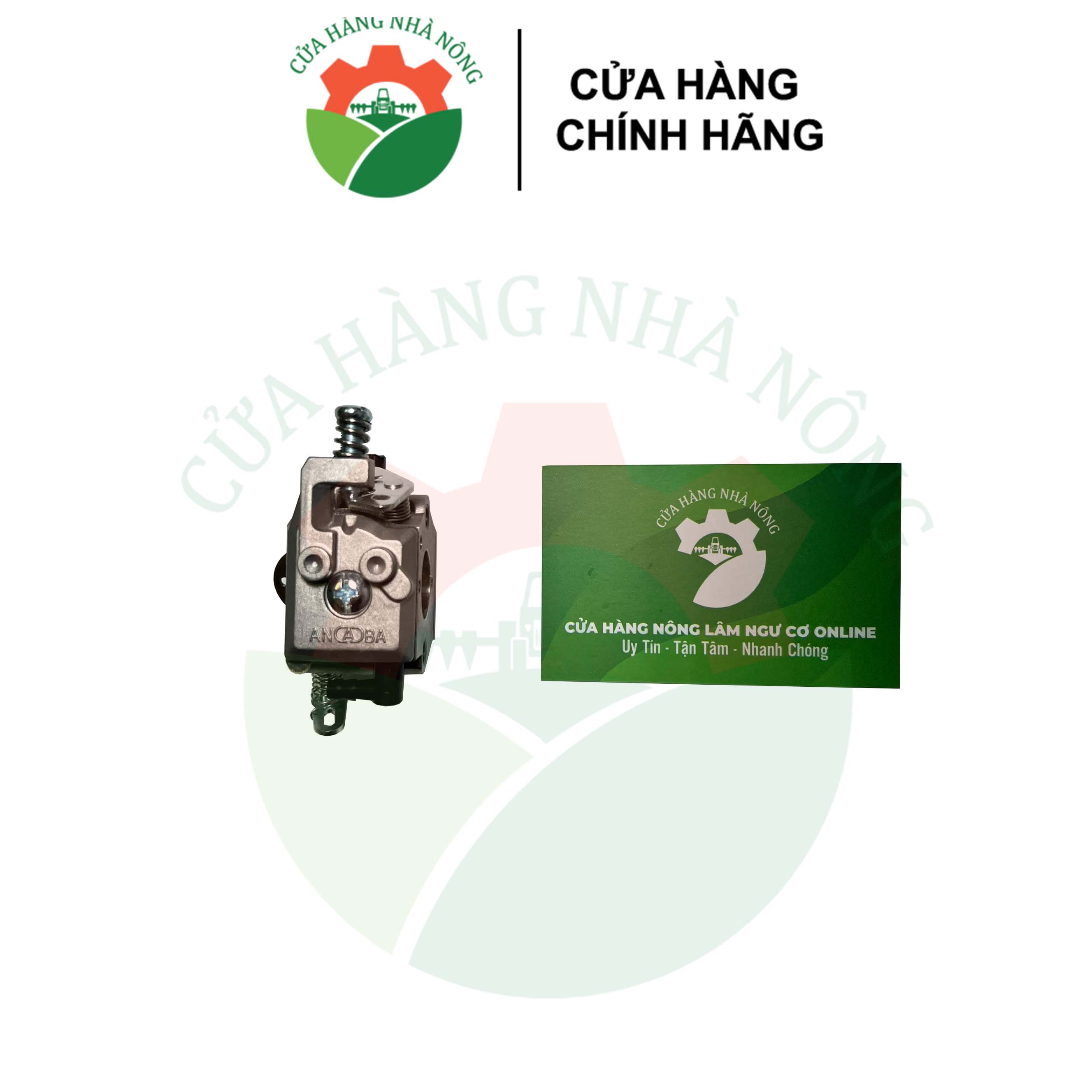 Bình xăng con AIP máy cưa MS 250 2 ốc chỉnh (chế hòa khí)