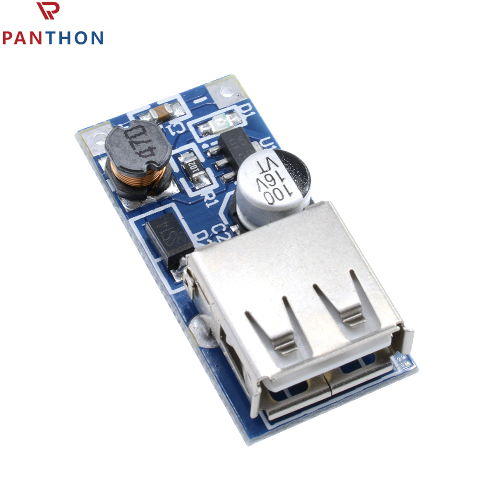 【💕Ready Stock🎉】PANTHON 0.9-5v Boost Blue Board DC 0.9-5V to 5V Booster USB Mobile Boost Power PCB Module