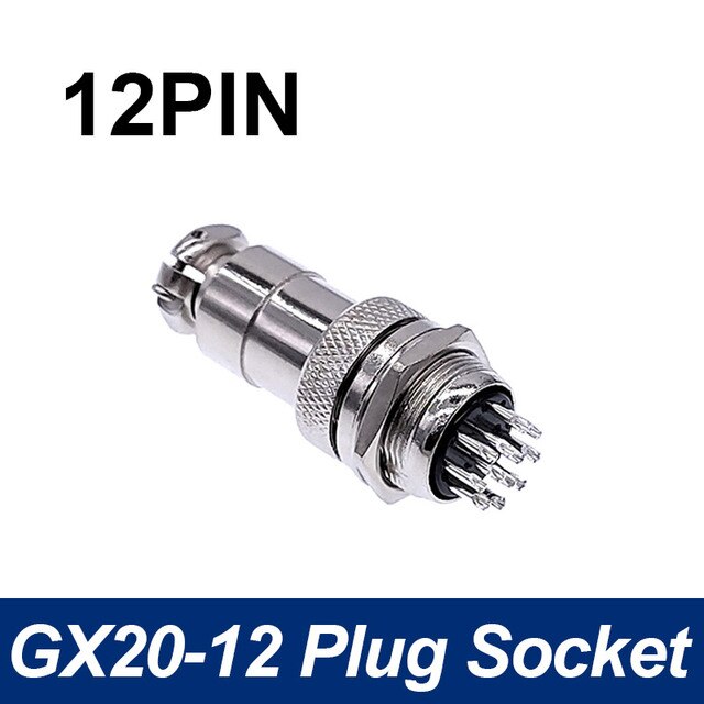 Gx20 Aviation Circular Connector Plug And Socket 2pin 4pin 5pin 8pin 10pin 12pin 14pin 15pin Cable Connectors