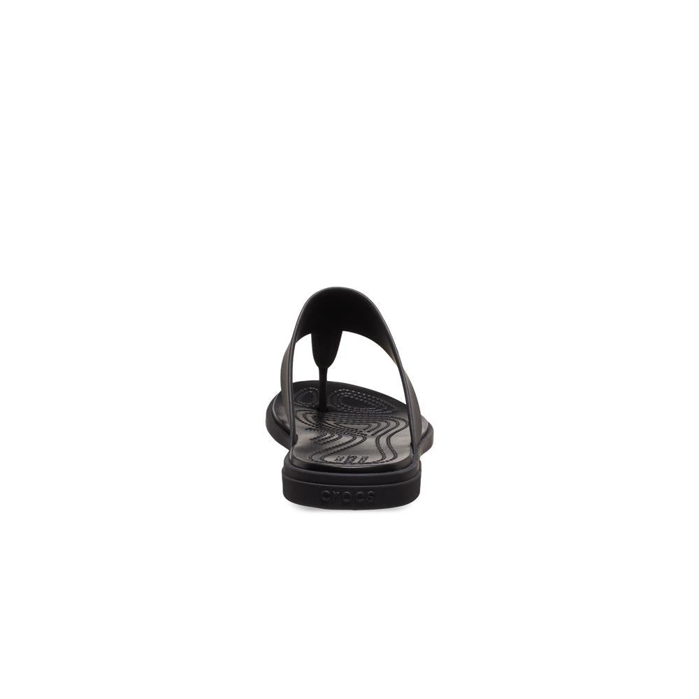 Dép Xỏ Ngón Nữ Crocs Tulum - Black