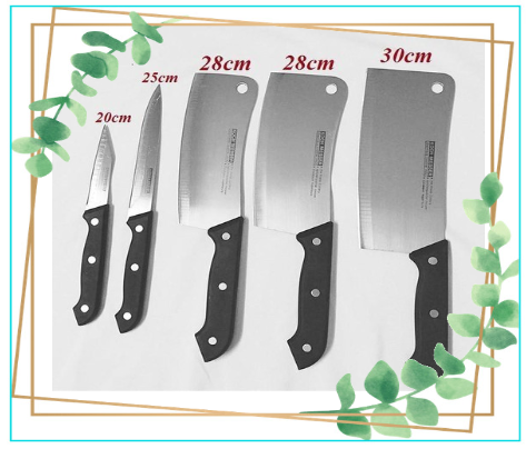 Bộ dao kitchen knife 5 món made in thái lan