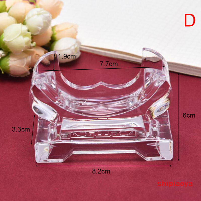 shipiaoya Transparent Acrylic Bracelet Display Rack Bangle Organizer Storage Holder Stand